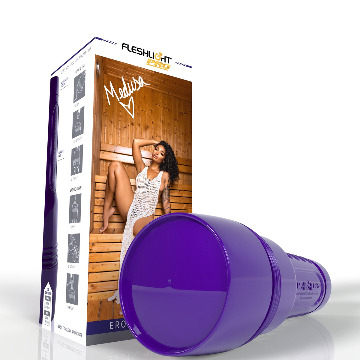 Erotic Medusa Lady Allure With Case Fleshlight